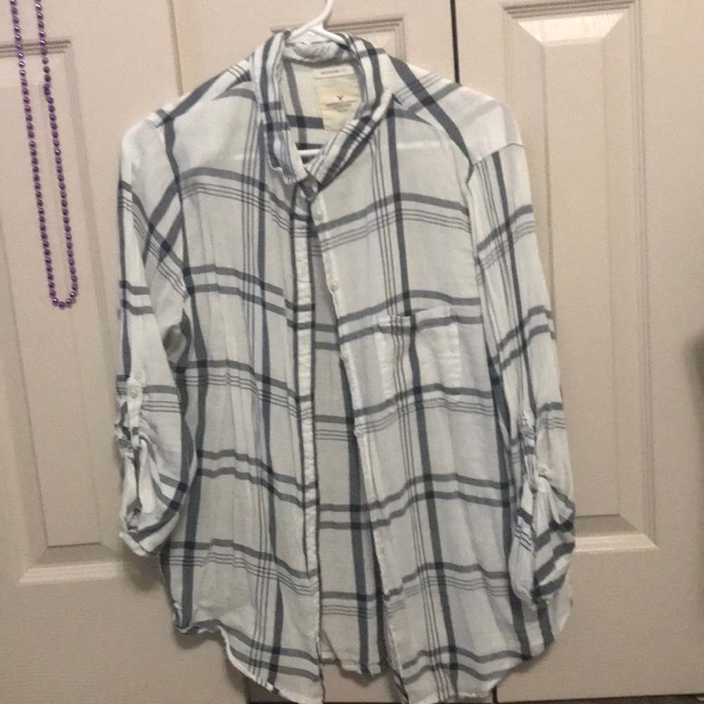Plaid button up